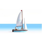 Canoe rowing boat, sailing boat