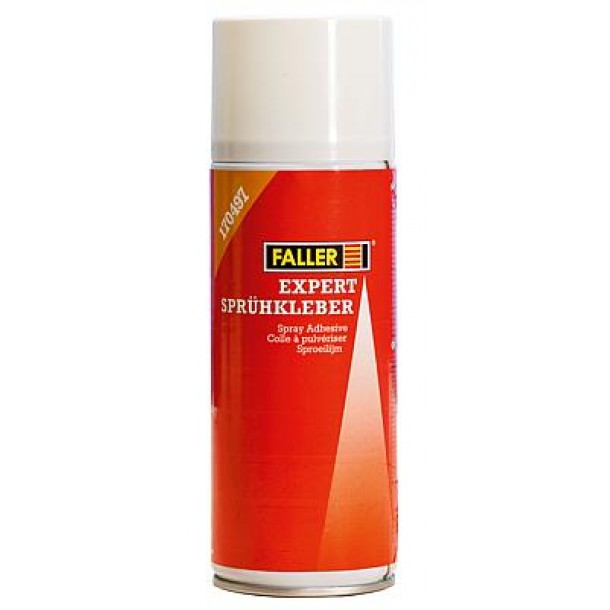 Faller 170497 Expert Klej bezbarwny elastyczny w spray-u, 400ml