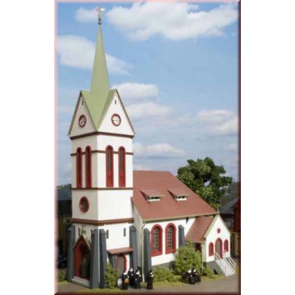Auhagen 11370 kościół 180 x 130 x 290 mm (H0)