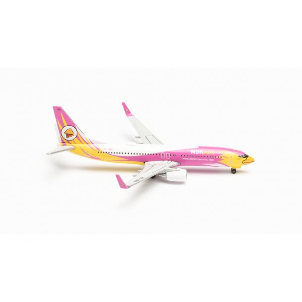 Herpa 534956 samolot Nok Air Boeing 737-800 – HS-DBS “Nok Tongchomphoo” (1:500)