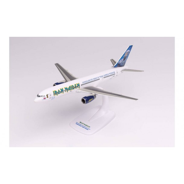 Herpa 613255 samolot Iron Maiden  Boeing 757-200 “Ed Force One” -  World Tour 2008 – G-OJIB  snap fit  (1:200)