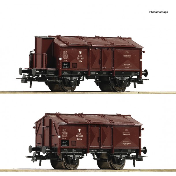 Roco 76043 zestaw 2 wagony wapniarki PKP ep.III (H0) (49425)