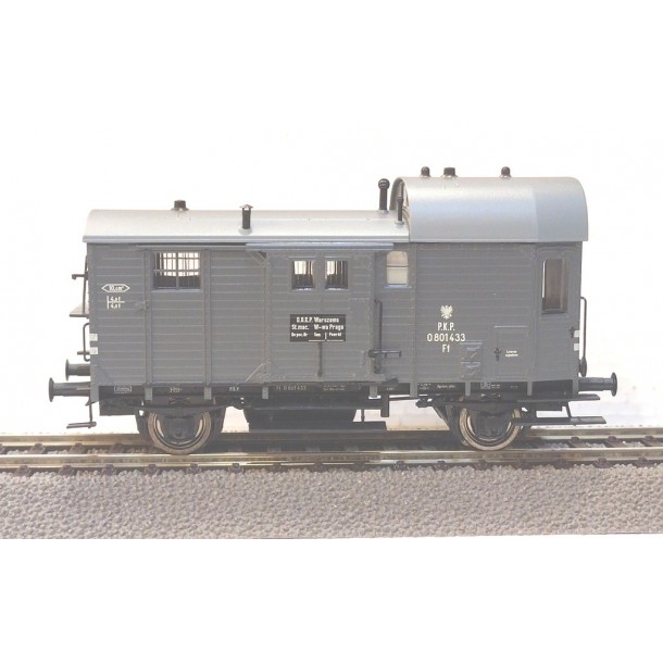 Brawa 49425  (LM01-22) wagon brankard, konduktorski , PKP, Ft 0 801 433 St. Warszawa Praga  ep.IIIb (H0)