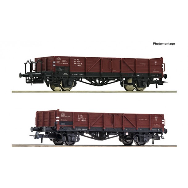 Roco 76281 zestaw 2 wagony weglarki PKP ex Linz   ep.IV (H0) (58376-3)