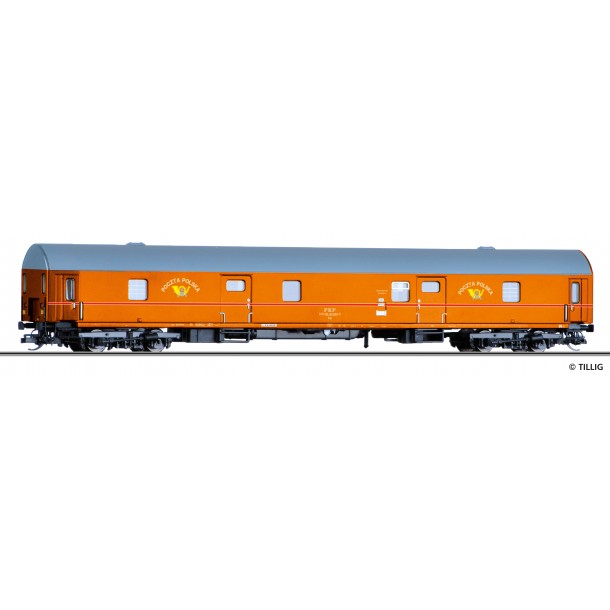 Tillig 16814 wagon pocztowy  PKP Pdn   51 51 00-80 000-9 ep. V (TT)