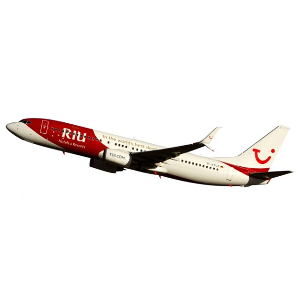 Herpa 611268  samolot  TUIfly Boeing 737-800 "RIU Hotels & Resorts" " D-ATUZ"  snap fit  (1:200)