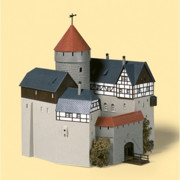 Auhagen 12263 zamek Lauterstein wymiary: 160x170x190mm (H0/TT)