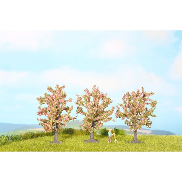 Noch 25112 drzewa owocowe kwitnace rózowe 3szt - 8cm (H0-TT-N)
