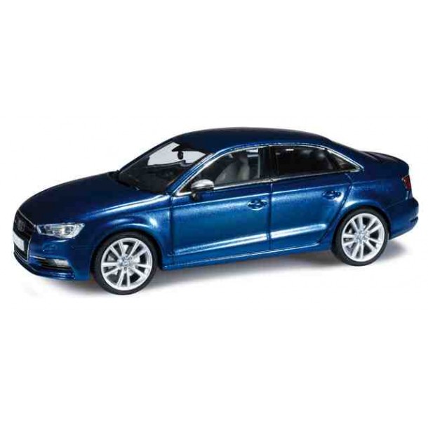 Herpa 070744  Audi A3 Limuzyna, scubablau metallic, niebieski (1:43)