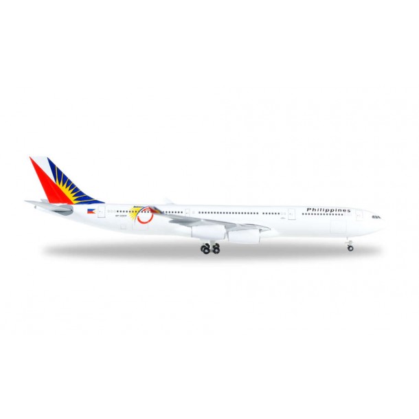 Herpa 529341  samolot Philippine Airlines Airbus A340-300 "75th Anniversary" - RP-C3439  (1:500)